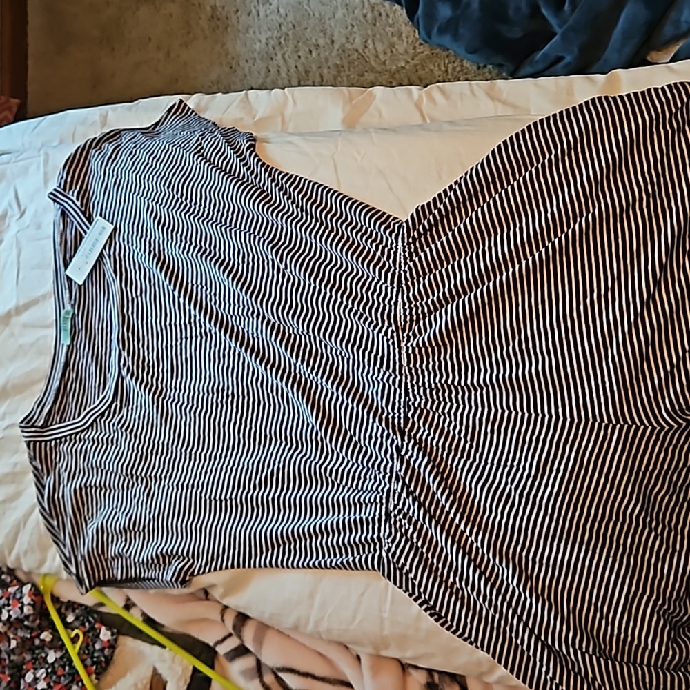 Women's Small Stripe Knit Romper